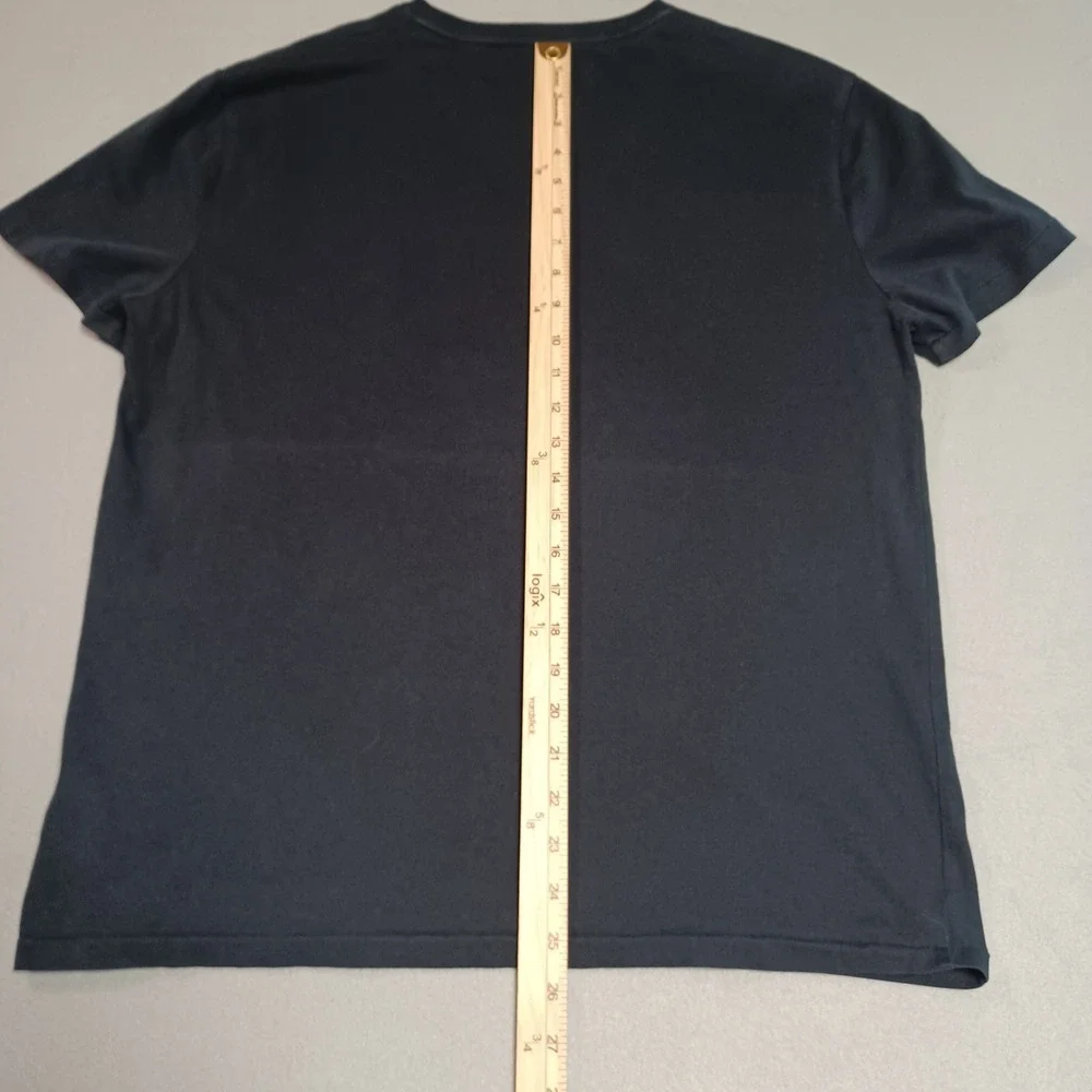 Polo‎ Ralph Lauren Mens Navy Blue Custom Slim Fit Pony Logo T-Shirt Large L